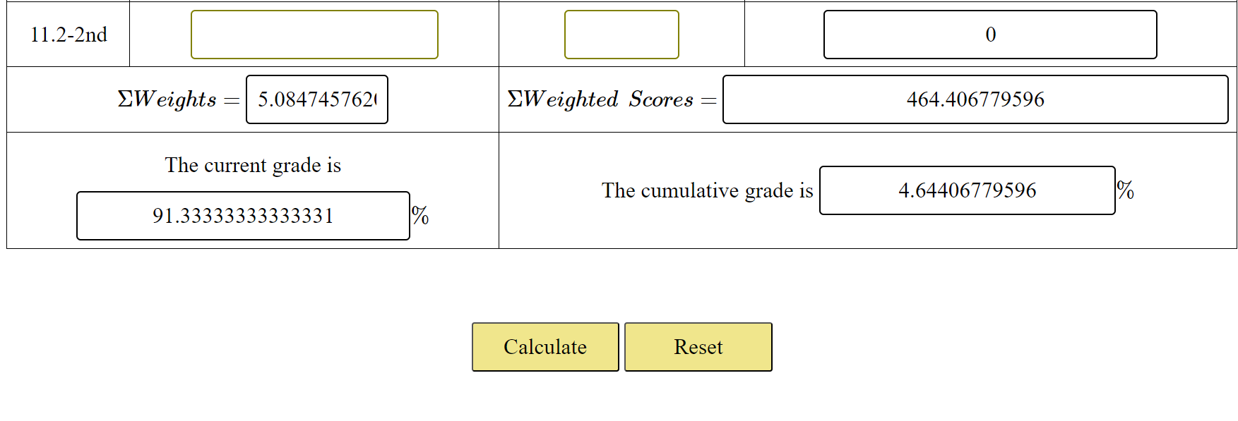 MLM Grade Example: Part 3